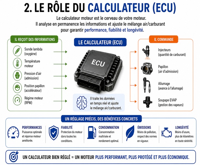 2 role du calculateur ecu