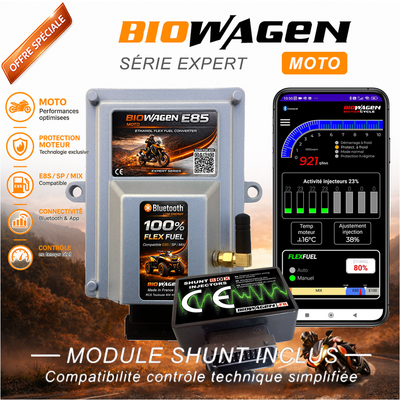 boitier ethanol moto E85 +shunt