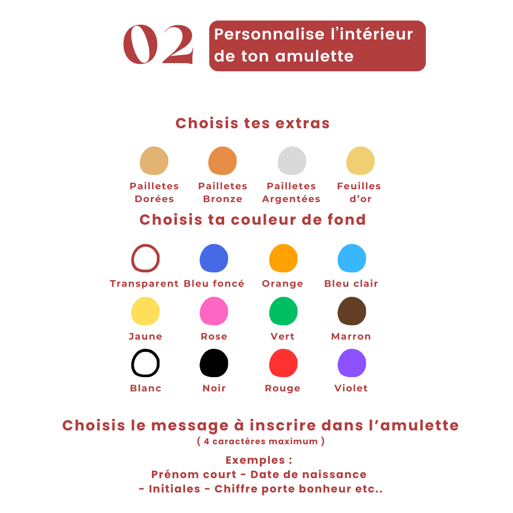 personnalise amulette