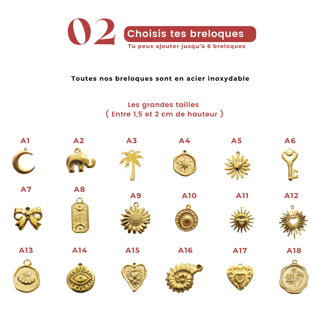 Breloques bracelet