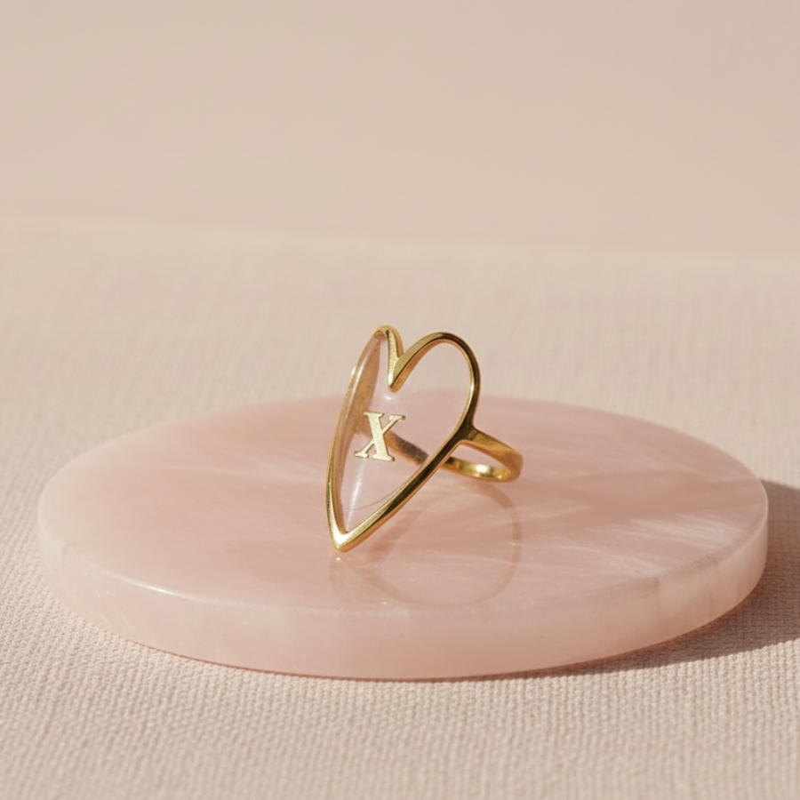 Bague amour côté droit