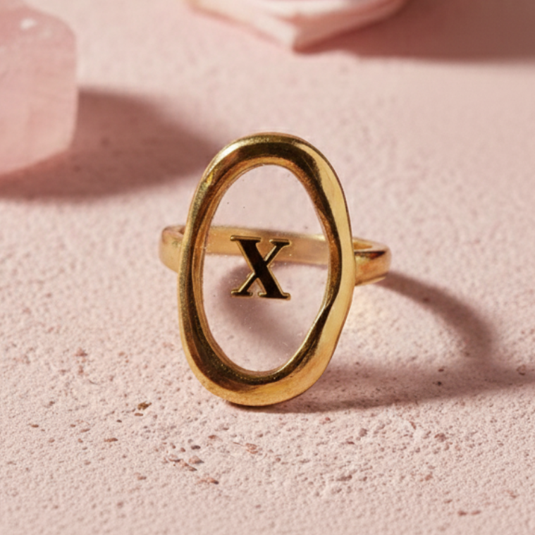 Bague douceur avec décor
