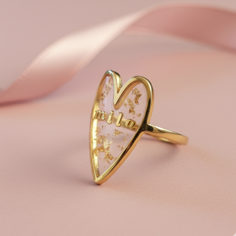 Bague personnalisée côté droit