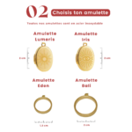 Amulettes centrales colliers