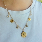 Collier personnalisé chaine perlée