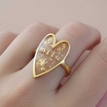 Bague amour prénom mila