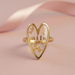 Bague personnalisée de face