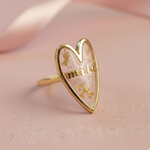 Bague personnalisée côté gauche