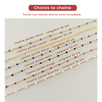 Chaine perlée