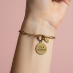bracelet doré simple 18mm