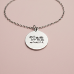 Bracelet argenté dessin enfant 18mm