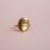 Bague irrégulière dorée