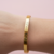 bracelet jonc doré