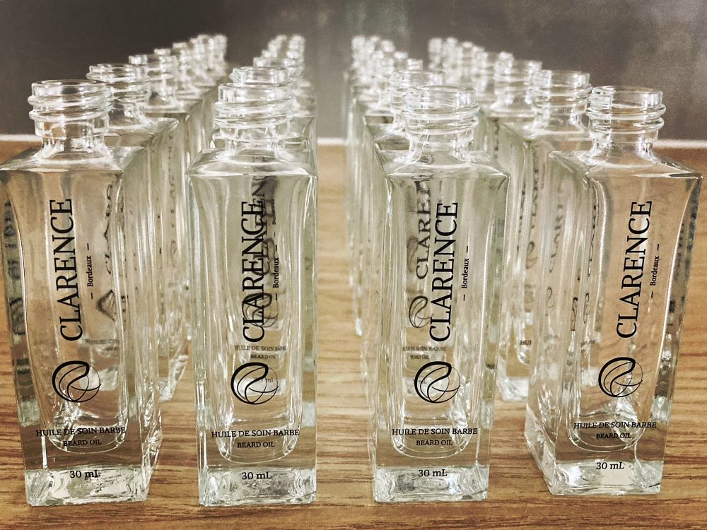 flacon cosmétique consigne Clarence Bordeaux