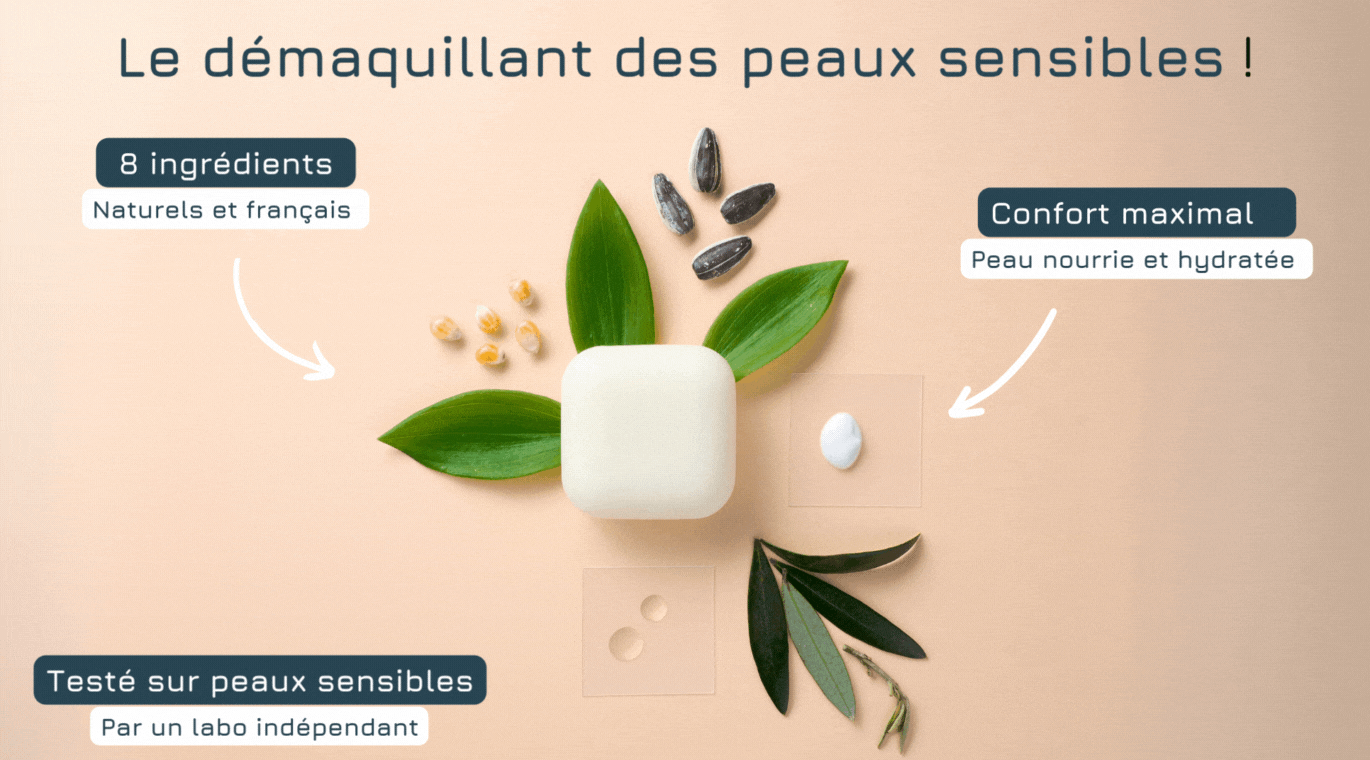 demaquillant peaux sensibles Clarence Bordeaux validé par un labo