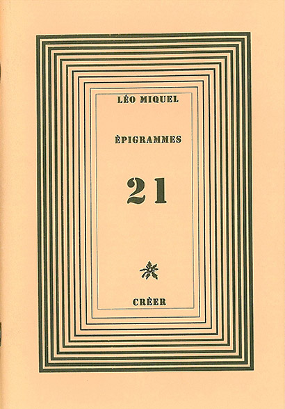 ÉPIGRAMMES 21