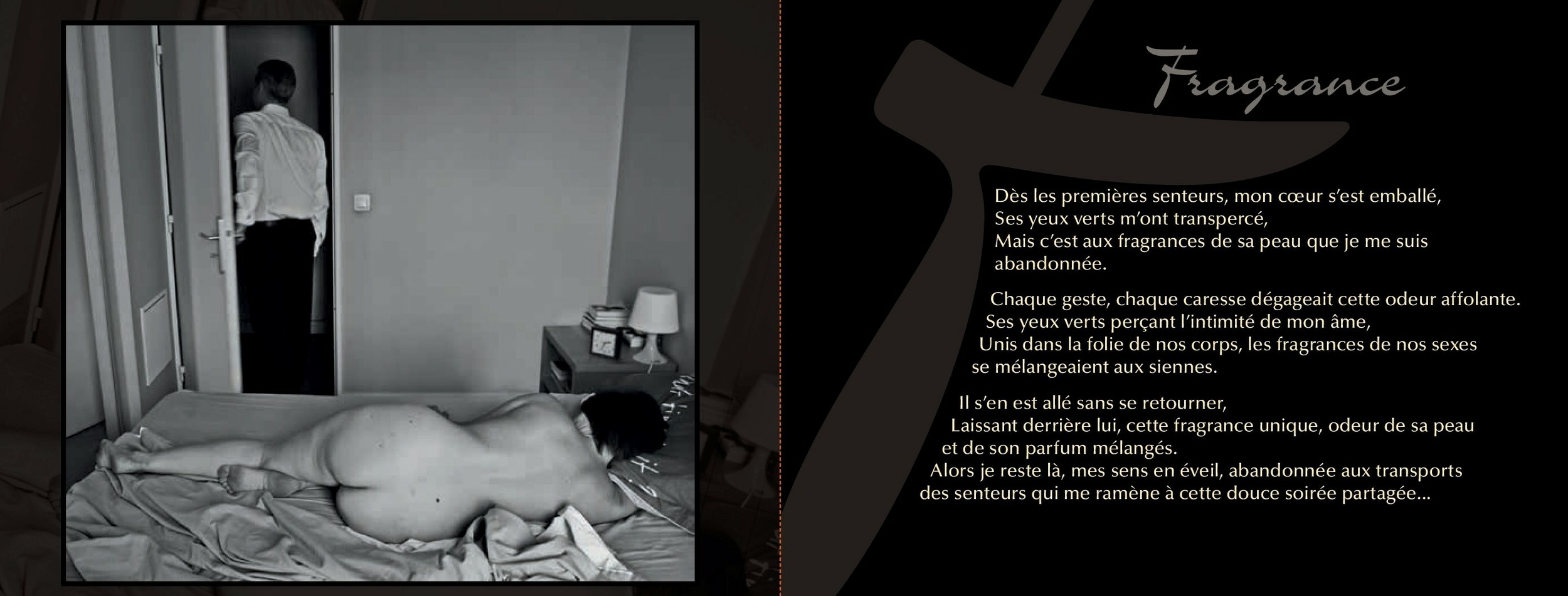 page intérieur du livre poésie du vécu femme nue