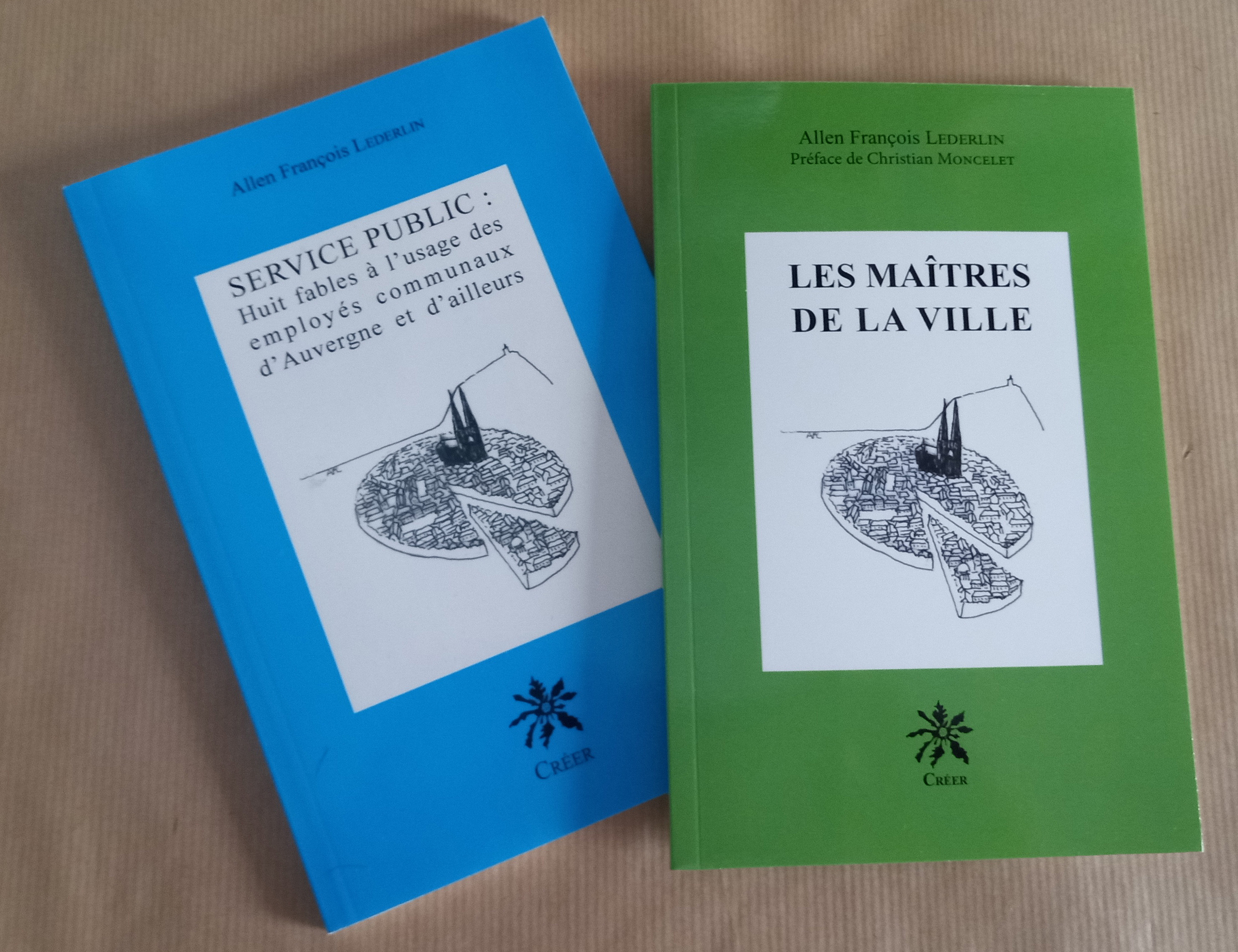 Lot de deux livres SERVICE PUBLIC & LES MAÎTRES DE LA VILLE