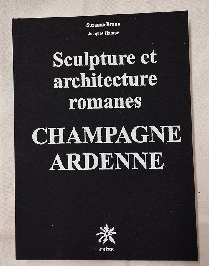 Livre sculpture et architecture romanes - Champagne Ardenne - sans jaquette-min