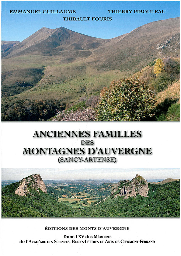 ANCIENNES FAMILLES DES MONTAGNES D\'AUVERGNE - Sancy-Artense