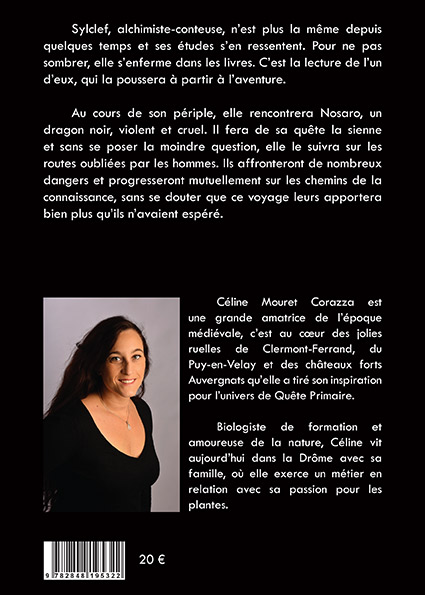 Dos couverture Quête Primaire Tome 1 Les éléments de vie - Éd Créer