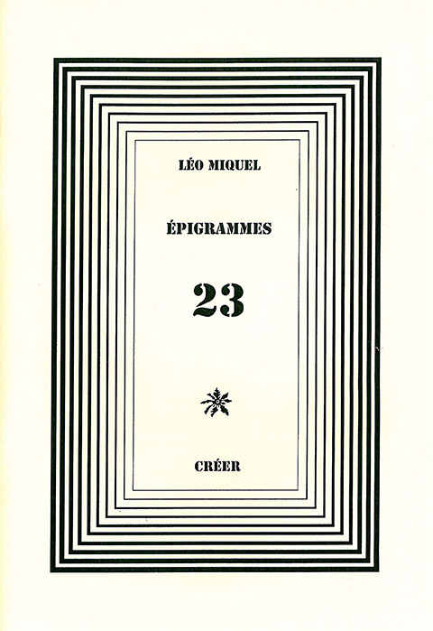 ÉPIGRAMMES 23