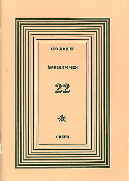 ÉPIGRAMMES 22