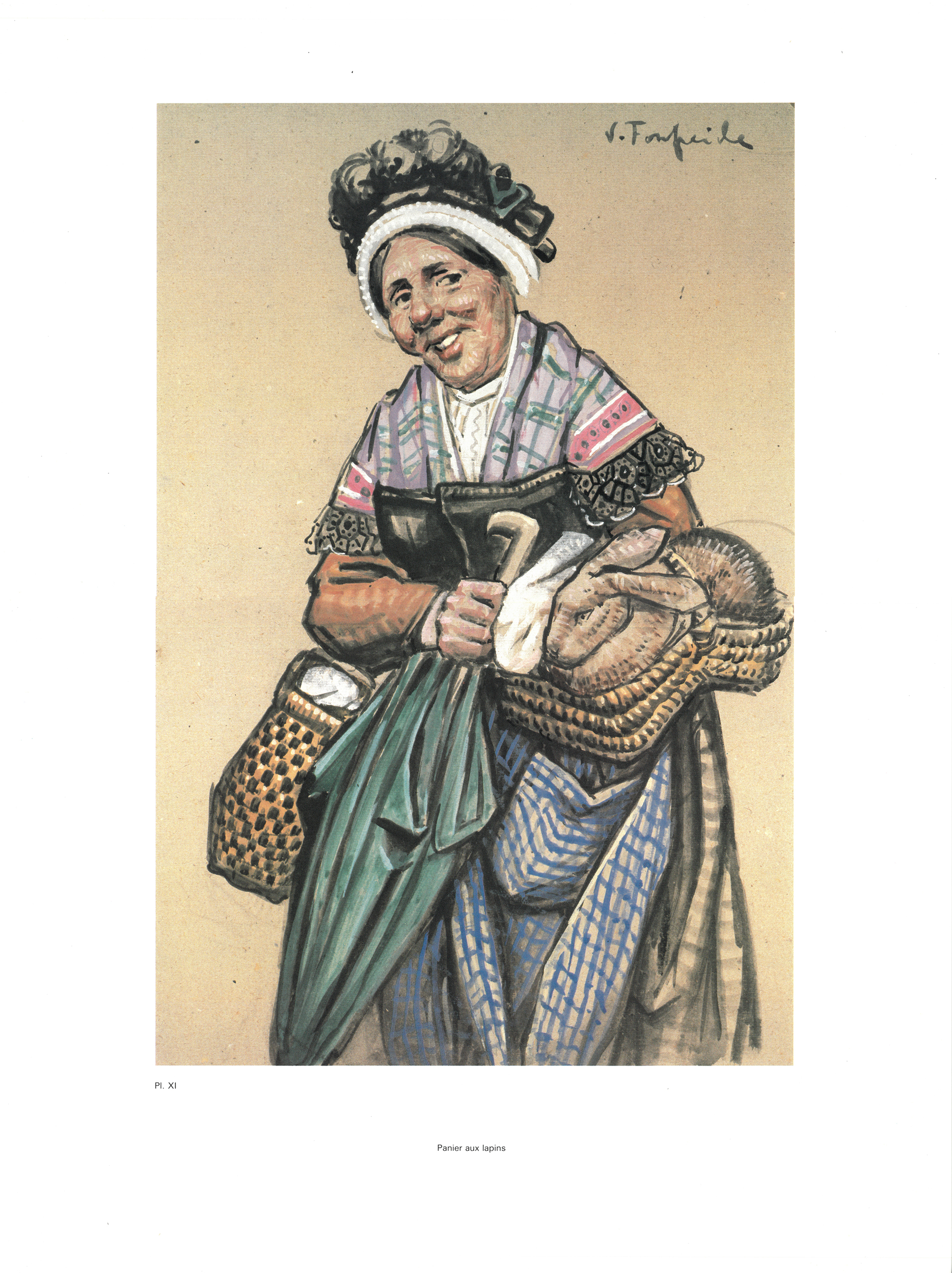 Panier aux lapins
