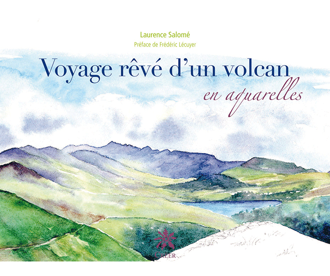 Voyage rêvé d'un volcan, en aquarelles