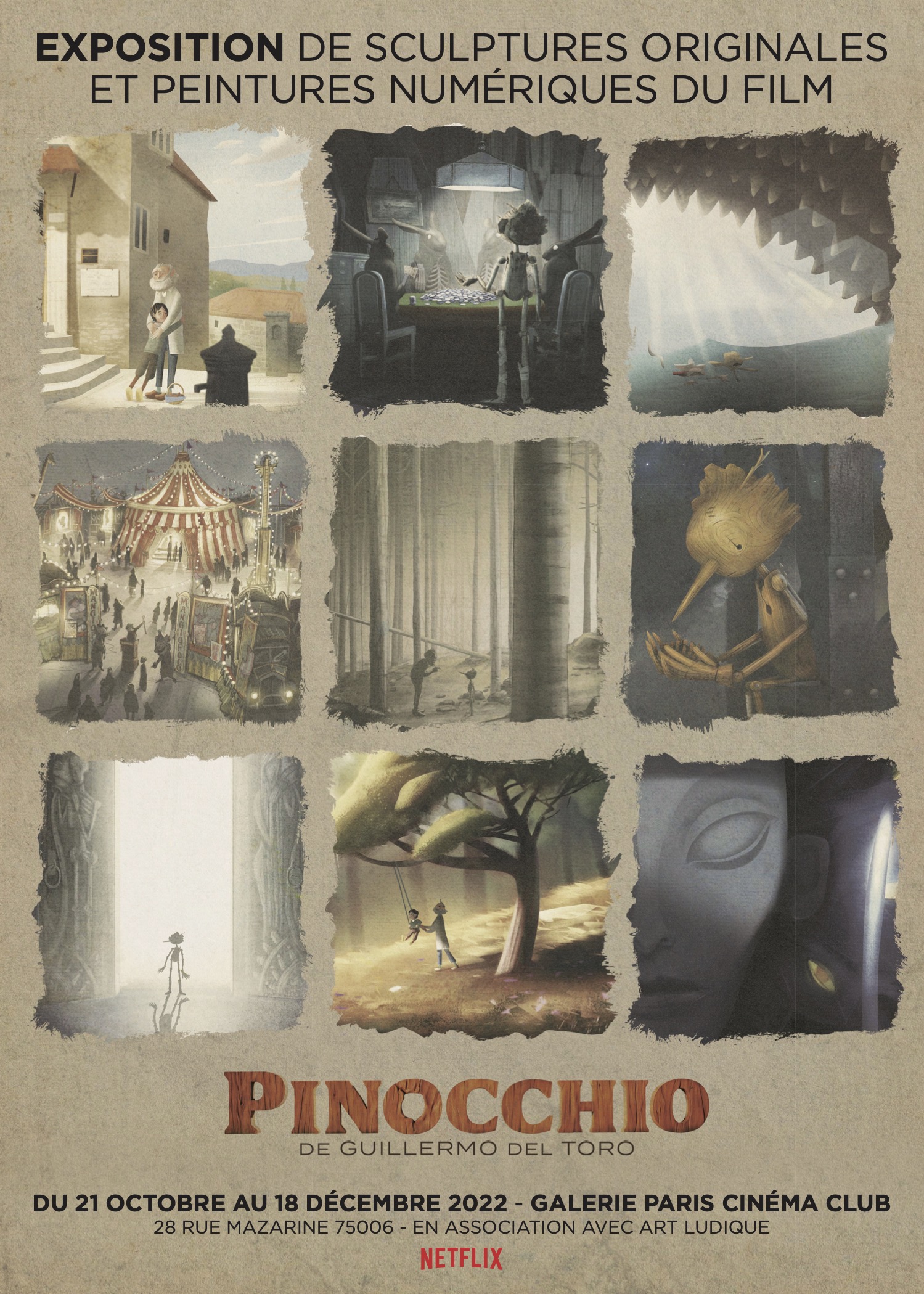 Affiche Camelia Pinocchio 50 x 70 cm 10-22