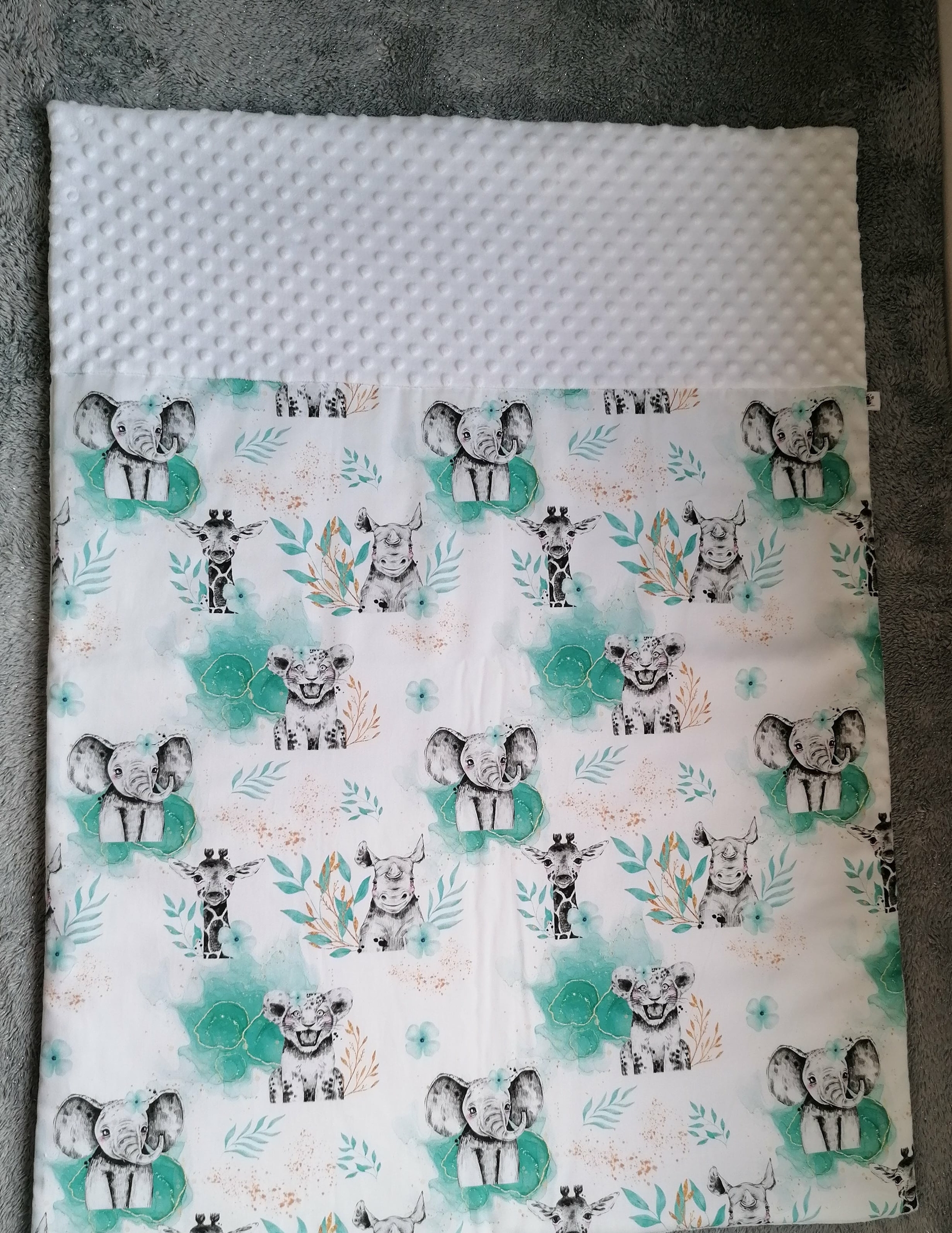 couverture bébé savane