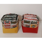 Pochon panier de lingettes vintage