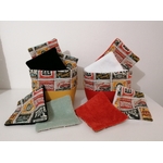 Pochon panier de lingettes vintage