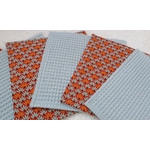 essuie tout lavable motif éventails