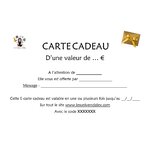 carte cadeau