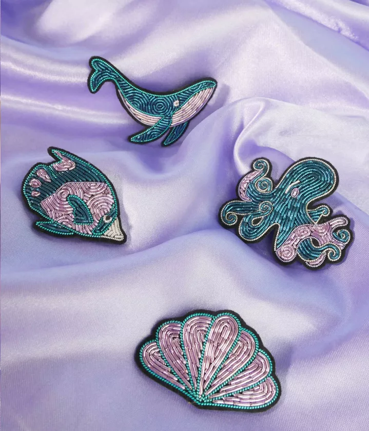 Broche fait main collection ocean