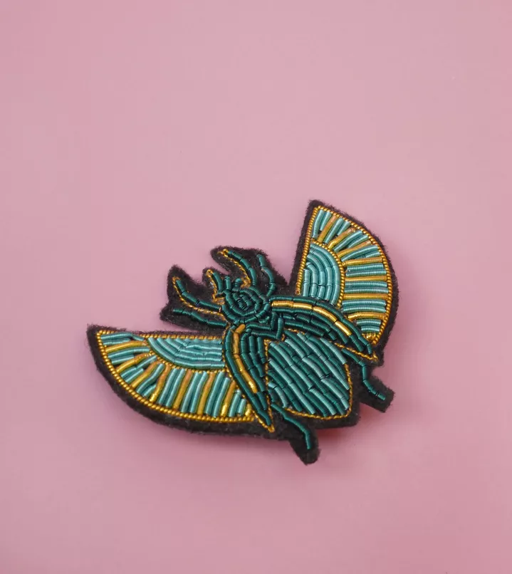 Broche scarabée égyptien