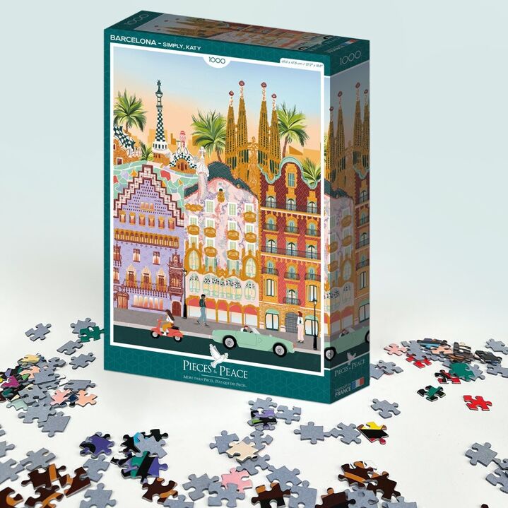 puzzle 1000 pieces Barcelone