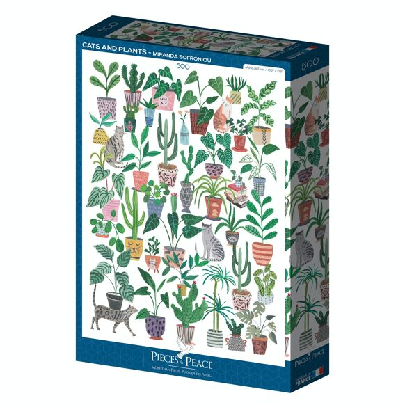 Puzzle fan de chat - 500 pièces
