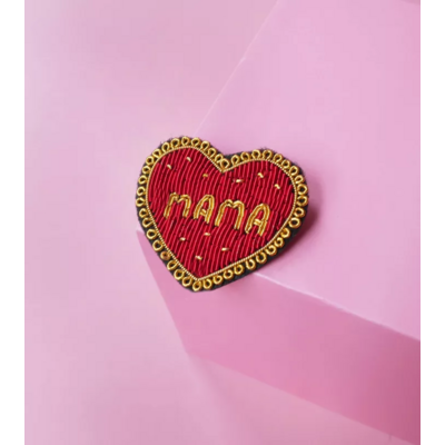 Broche mama faite main