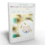 kit broderie joli renard