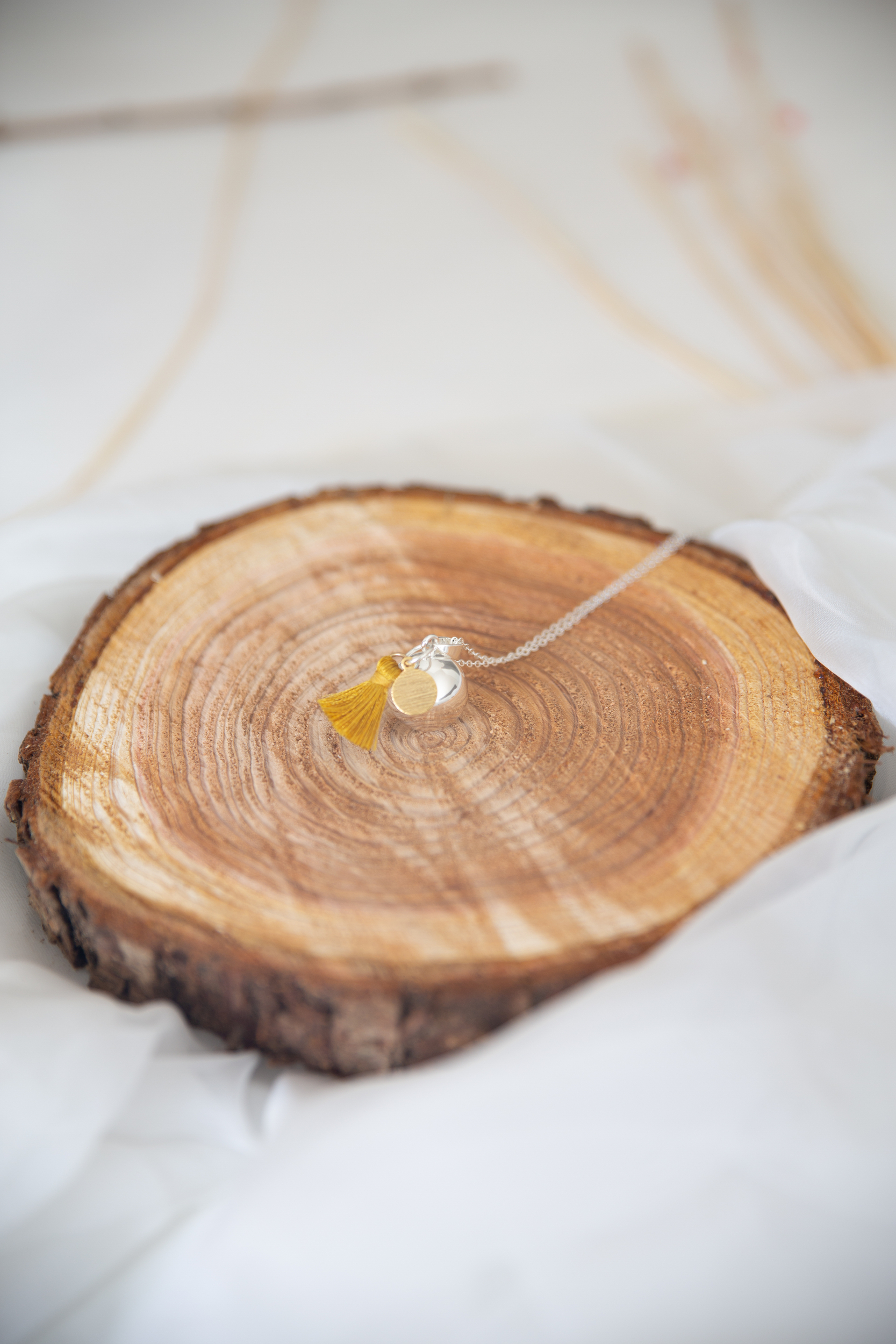 Bola de grossesse plaqué argent
