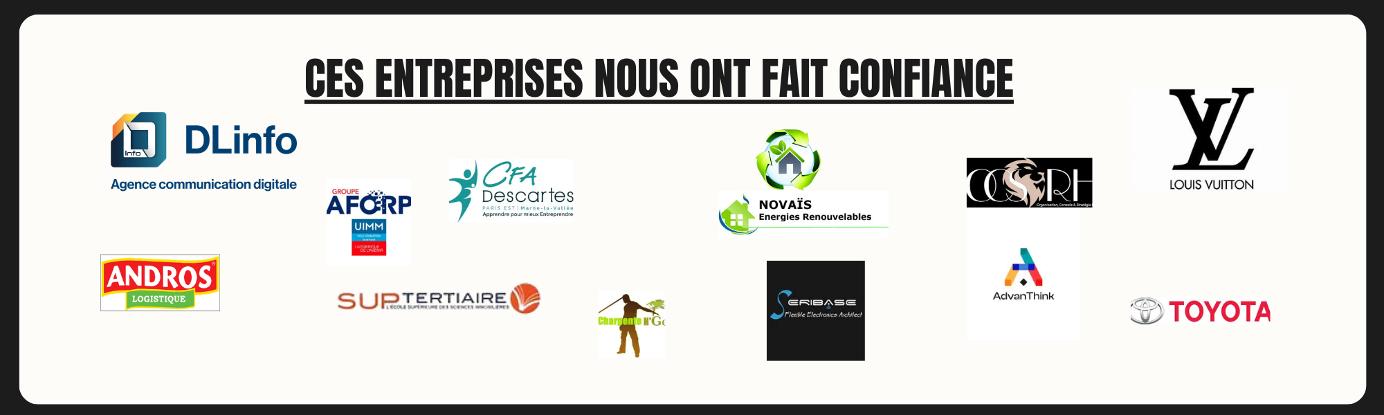 ces entreprises nous ont fait confiance 1