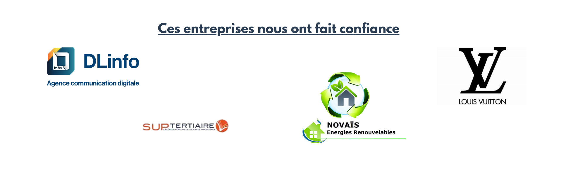 ces entreprises nous ont fait confiance