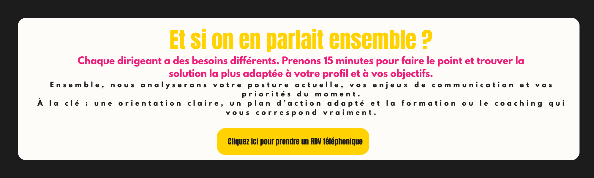 direction vers appel decouverte