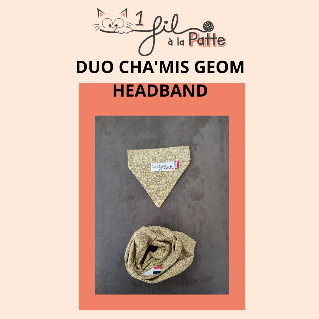 DUO GEOM HEADBAND