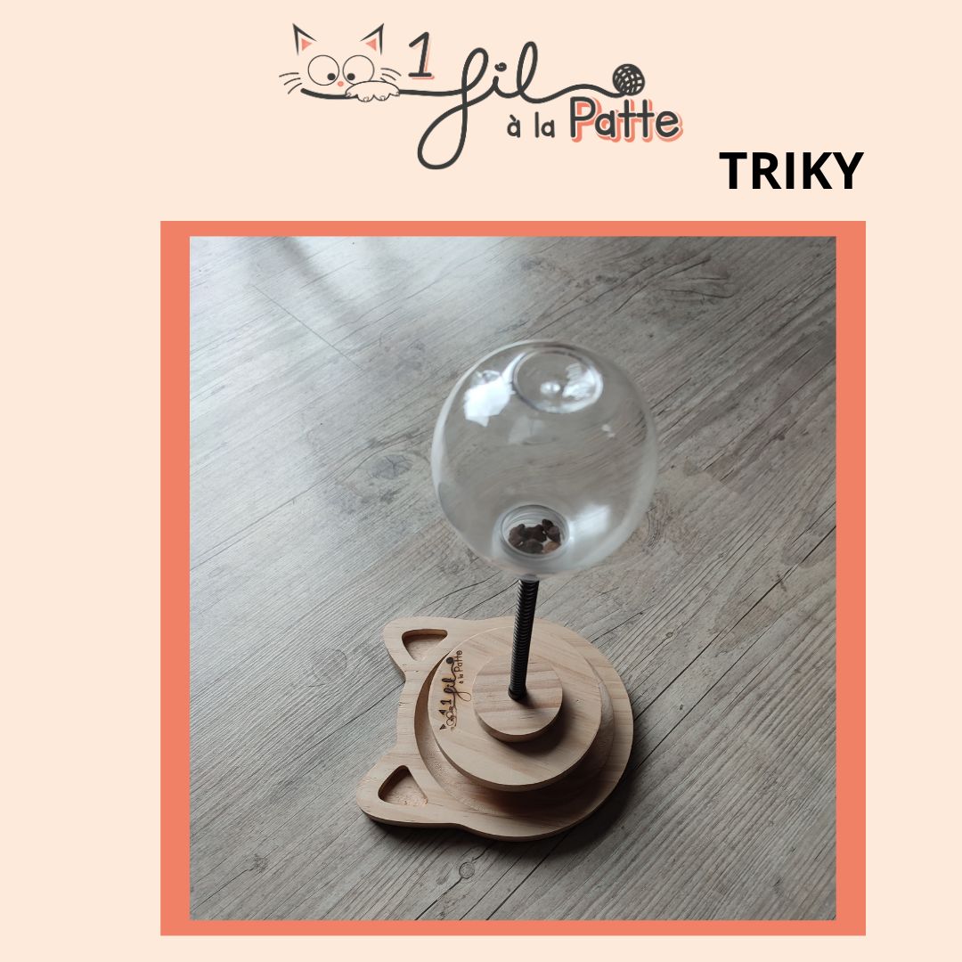 TRIKY, le jouet d’intelligence pour chat