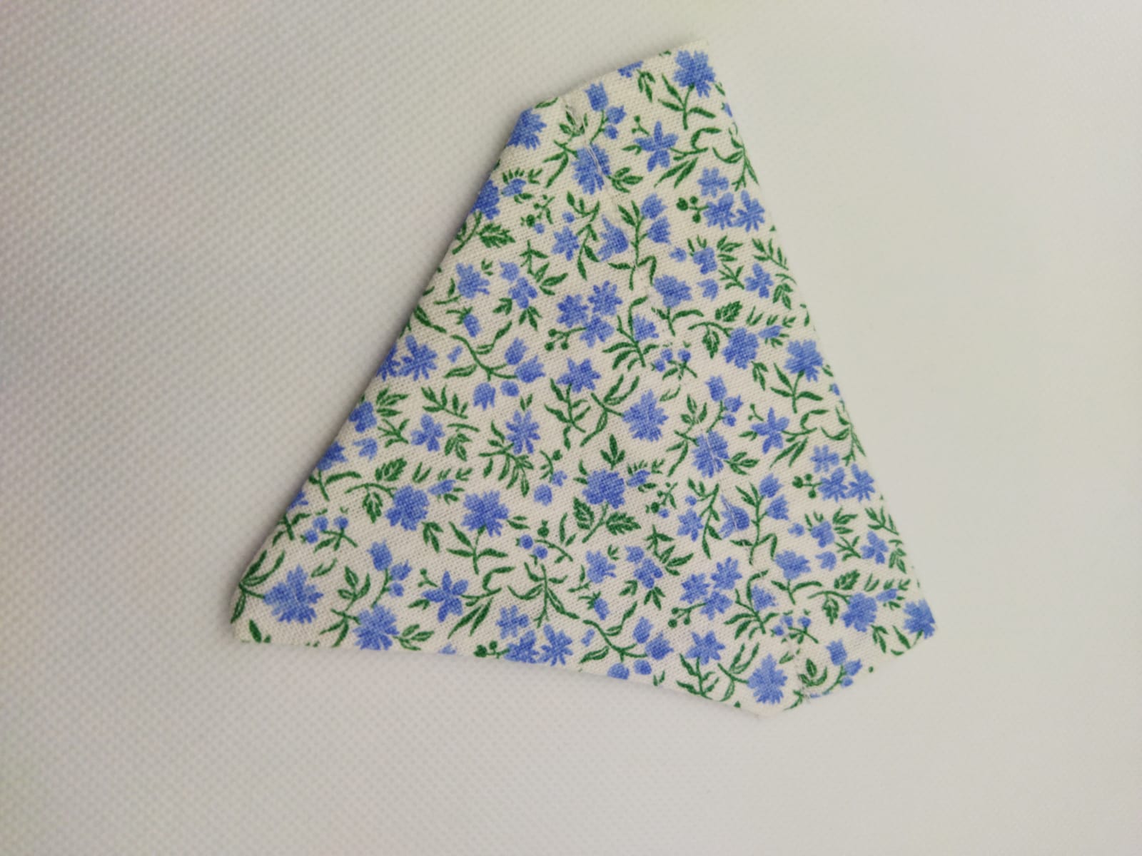 bandana fleur bleue