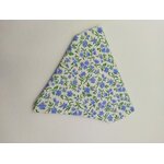 Bandana à fleurs bleues Looky pour chat, autre vue