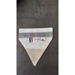 Bandana gris et blanc Looky pour chat